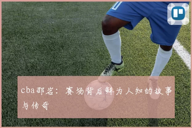 cba邵岩：赛场背后鲜为人知的故事与传奇
