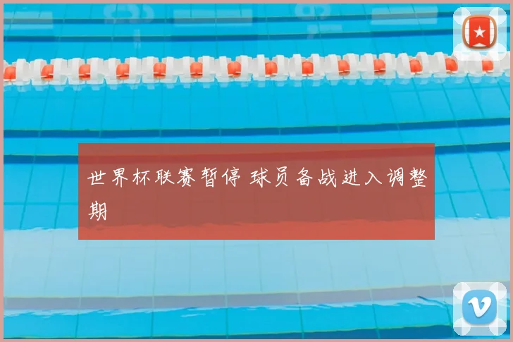 世界杯联赛暂停 球员备战进入调整期